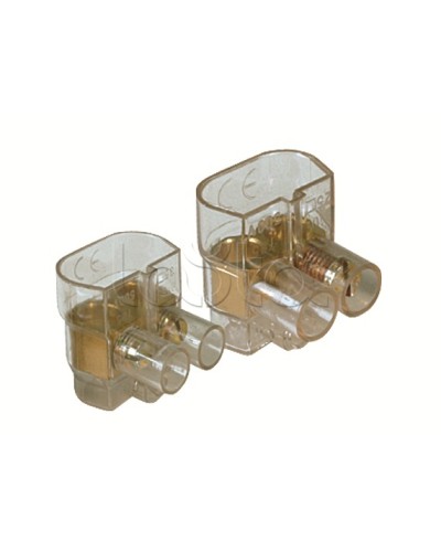 Колодка клеммная соединительная 2х4 мм DKC B42 в Чите Клеммные колодки Pintop.ru