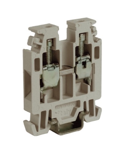 Зажим 2,5 кв.мм серый DKC ZRN500GR в Чите Крепежные изделия Pintop.ru