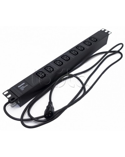 Блок розеток Hyperline SHE19-8IEC-2.5IEC в Чите Блоки розеток Pintop.ru